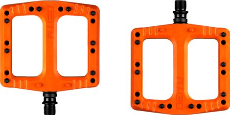 Paire de Pédales Plates Deity Deftrap Orange
