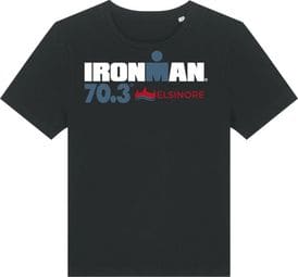 Camiseta negra de manga corta Ironman 70.3 Elsinore para mujer