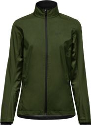 Veste Running Gore Wear R3 Partial Gore-Tex Infinium Kaki Femme