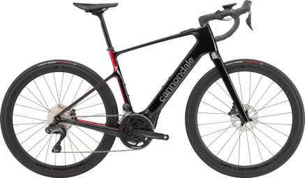 Cannondale Synapse Neo E-Rennrad mit Shimano Ultegra Di2, 12 V, 400 Wh, Bosch, 60 Nm, 700 mm, Schwarz/Rot