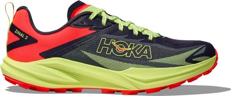 Hoka Zinal 3 trailschoenen voor heren, zwart/geel/rood