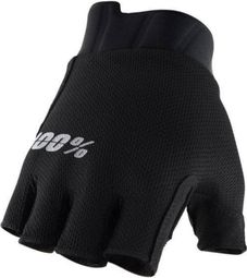 Guantes cortos 100% Exceeda Gel Negro