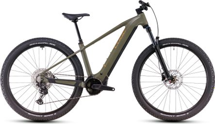 Cube Reaction Hybrid Pro 800 Electric Hardtail MTB Shimano Deore/Deore XT 12S 800 Wh 29'' Dusty Olive Green 2025