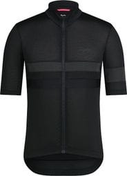 Rapha Brevet Lightweight Jersey Black Herenstrui met korte mouwen