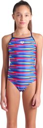 Maillot de bain Arena Racing Stripe Bleu Fille