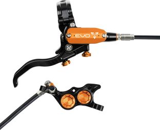 Frein Arrière Hope Tech4 EVO TR4 Noir / Orange Durite Standard