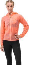 Hoka Skyflow Windjack voor dames, koraalrood