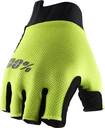 Guantes cortos 100% Exceeda Gel Amarillo