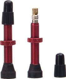 Neatt Presta Pair of Tubeless Valves Red