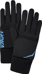Dames Hoka Run Fleece Marathon Wanten Marathon Pack Zwart