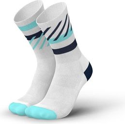 Incylence Disrupts Running Socks White Blue