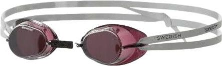 Speedo Swedish Schwimmbrille Rot / Grau