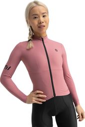 Maillot vélo thermique manches longues femme Cyclisme M7 Tuscany Rose