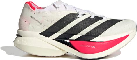 adidas Adizero Prime X3 Strung Running Shoes, White/Red, Unisex