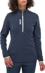 Forro polar Ubic Lightgrid 1/2 Zip Azul de mijo para mujer