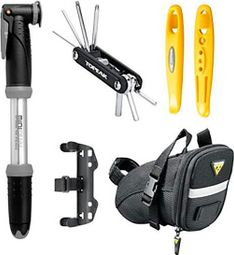 TOPEAK Deluxe Kit Alforjas + Herramientas Negro