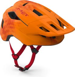 Met Shelter Jeugd Oranje Junior MTB Helm