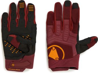 Endura Singletrack II lange handschoenen rood