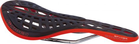 Tioga Spyder Stratum Steel CrMo Saddle Black/Red