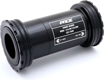 Pride Racing BB386 Interlock Ceramic Bottom Bracket Black