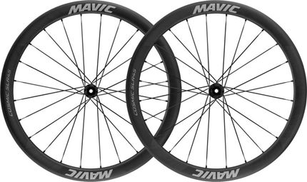 Paire de Roues Mavic Cosmic SLR 45 Disc 700mm | 12x100 - 12x142 mm | Centerlock | Noir/Gris