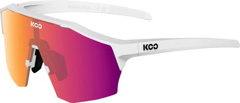 Koo Alibi Photochrome Sonnenbrille White Matt/Fuchsia