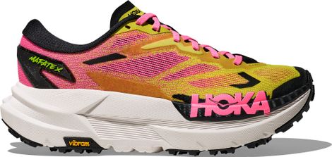 Hoka Mafate X Trailrunning Schuh Gelb/Rosa Women