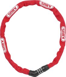 ABUS Cadenas Code Steel-O-Chain 4804C/75 Rouge