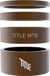 Set aluminium stuurnaafafstandhouders Title 1 1/8″ brons