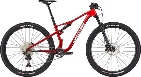 VTT Tout Suspendu Cannondale Scalpel 4 Carbone 29'' Shimano Deore 12V Rouge