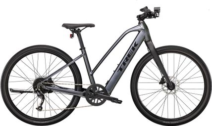 Vélo de Fitness Électrique Trek Dual Sport+ 2 Stagger Shimano Altus 9V 250 Wh 650 mm Gris