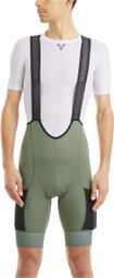 LeBram Glières Cargo Bib Short Khaki Green