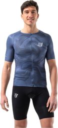 Compressport Tri Postural Aero Blue Men's short sleeve jersey