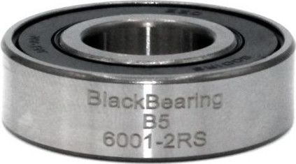 Roulement Black Bearing 6001-2RS 12 x 28 x 8 mm