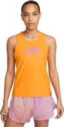 Camiseta de Tirantes Nike Dri-Fit Trail Naranja Mujer