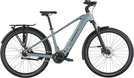 Scott Sub Tour 40 Electric City Bike with Shimano Nexus 5-Speed Hub, 540Wh Battery, 700mm Frame, Blue