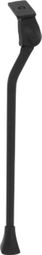 BEQUILLE VELO LATERALE AVEC PLAQUE PLETSCHER NOIRE A COUPER LG 305mm AVEC SEMELLE 20-28   (EN SACHET)