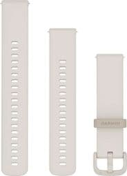 Bracelet de Montre Garmin Quick Release 20 mm Silicone Blanc Ivory