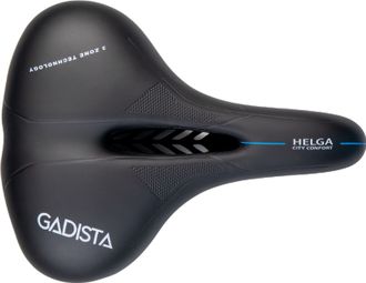 Selle velo HELGA confortable fait mains en ITALIE avec technologie brevetée 3ZONES.