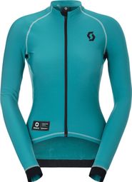 Scott RC Pro Warm Remix Damen Langarm Trikot Grün