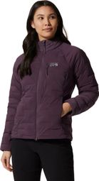 Chaqueta de plumón elastizada Mountain Hardwear violeta mujer