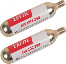 Kit de réparation 2 cartouches CO2 Zefal Blister 25 G