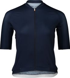 Maillot de manga corta Poc PristineTurmaline para mujer Azul marino