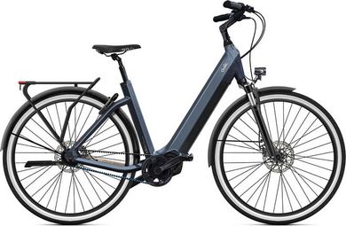 Elektro-Citybike O2 Feel iSwan City Boost 8.1 Univ Shimano Nexus Inter 5-E Di2 5V 432 Wh 28'' Grau Anthrazit