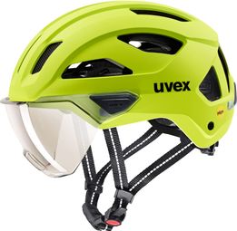 Uvex Stride Visor Mips stadshelm, limoengroen