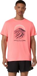 Maglietta da trail Asics Fujitrail con logo rosso da uomo