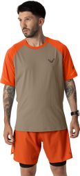 Dynafit Alpine Pro Trail-T-Shirt für Herren, beige/orange