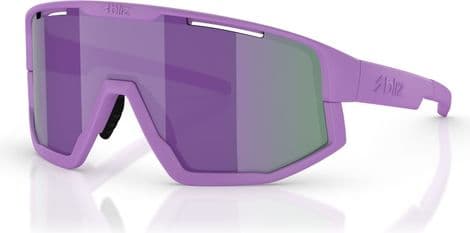 Bliz Fusion Small Brille Violett - Spiegelscheibe Grau/Violett