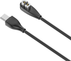 Cavo Sportenzia Ricarica Magnetica USB-C 1 m Compatibile Shokz Wahoo TRACKR Nero