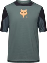 Maillot Manches Courtes Fox Defend Creation Vert Homme
